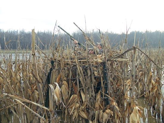 duck blind tips for hunting natural camouflage