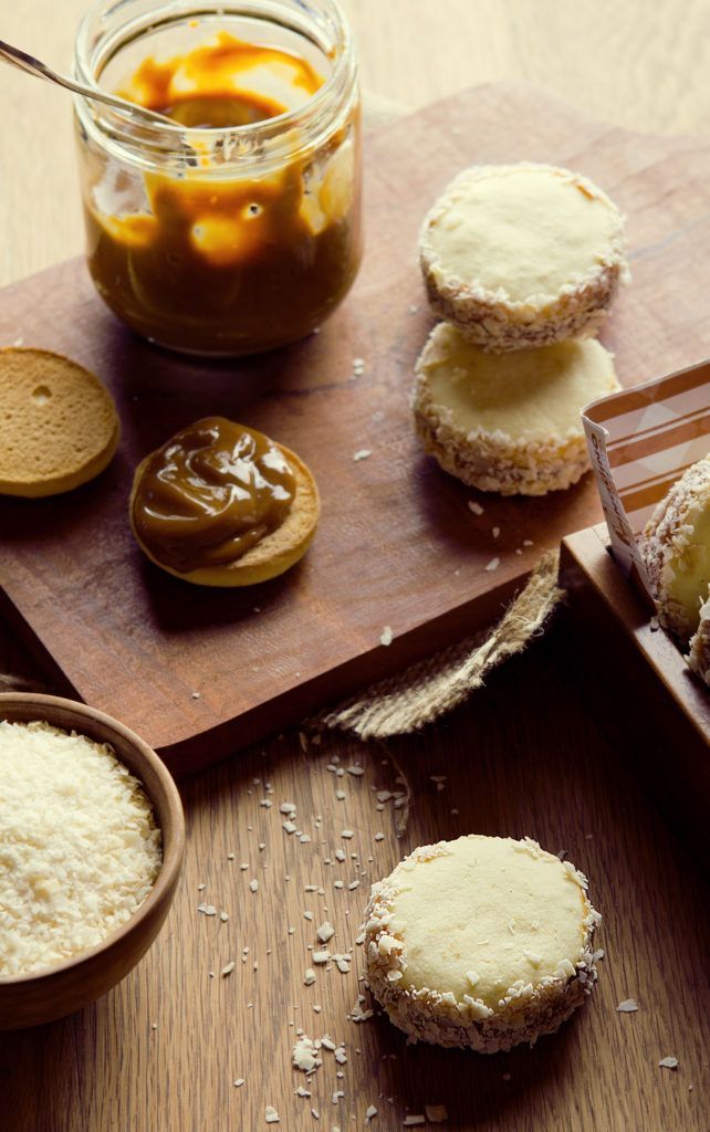 Healthy Alfajores Argentine recipe with dulce de leche