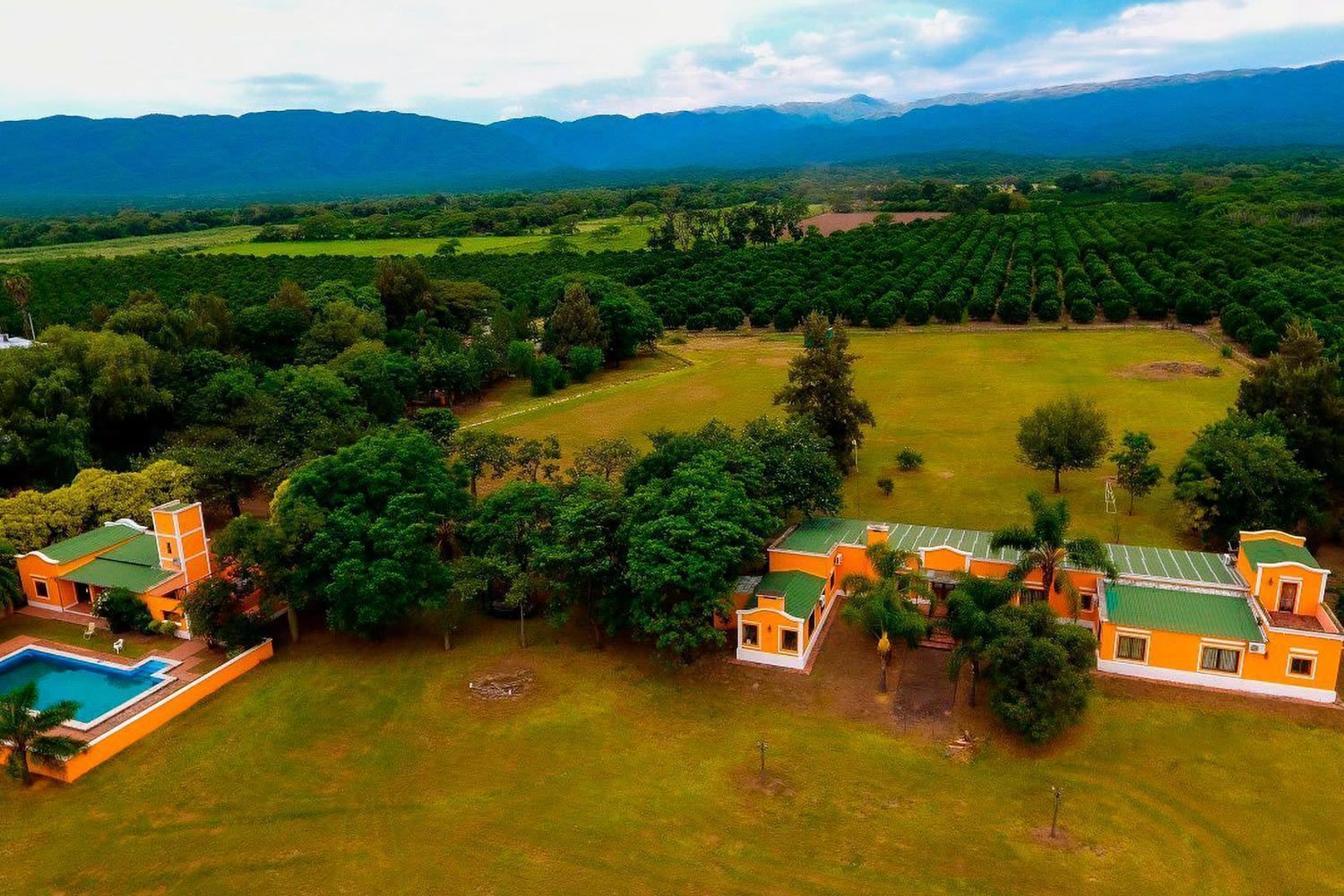 Stunning view of Alijilan Lodge in Tucumán, Argentina, a luxury hunting lodge showcasing its breathtaking landscape, a true hunting paradise